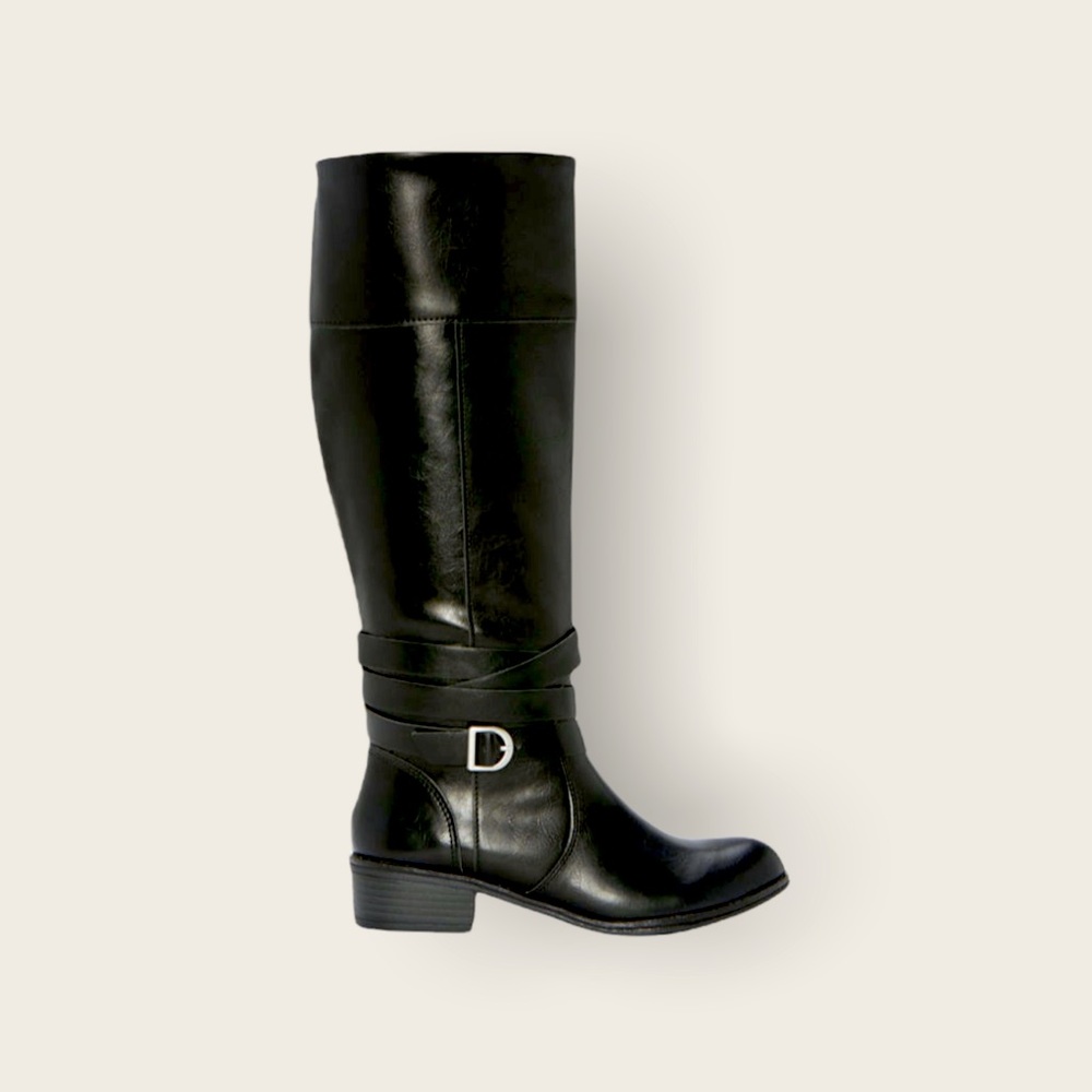 NWB Women’s Boots St. John's Bay Womens Douglas Riding Boots Block Heel Size 7M